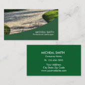 Carte De Visite Aménagement du professionnel de jardinier de soin (Devant / Derrière)