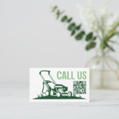 Carte De Visite Aménagement du terrain pour l'entretien de la pelo (Debout devant)