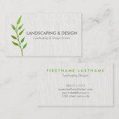 Carte De Visite Aménagement et conception modernes (Devant / Derrière)