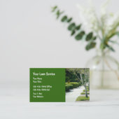 Carte De Visite Aménagement et service de pelouse (Debout devant)