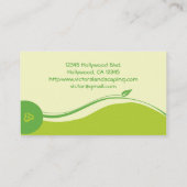 Carte De Visite Aménagement et soin de pelouse (Dos)