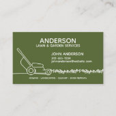 Carte De Visite Aménagement moderne professionnel et soins de la p (Devant)