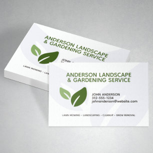 Carte De Visite Aménagement moderne professionnel et soins de la p