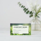 Carte De Visite Aménagement paysager moderne et soins de pelouse (Debout devant)