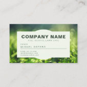 Carte De Visite Aménagement paysager moderne et soins de pelouse (Devant)