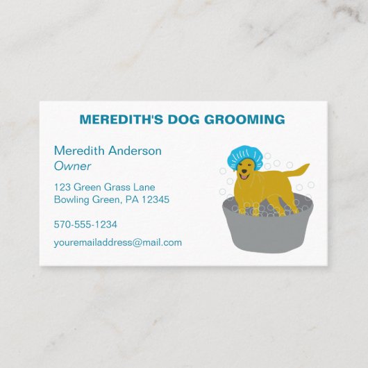 Carte De Visite Aménagement paysager tondeuse commerciale (Devant)