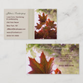 Carte De Visite Aménagement/pelouse/cartes de visite de jardinage (Devant / Derrière)