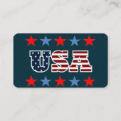 CARTE DE VISITE américain (Dos)