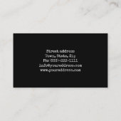 Carte de visite américain d'entraîneurs de footbal (Dos)