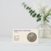 Carte De Visite Américain Detectorist (Debout devant)