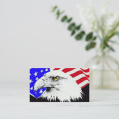 Carte De Visite Américain Eagle (Debout devant)