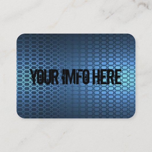 Carte De Visite Américain fait (Dos)