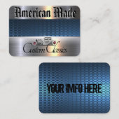 Carte De Visite Américain fait (Devant / Derrière)