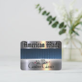 Carte De Visite Américain fait (Debout devant)