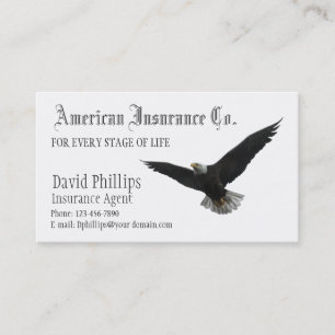 Carte De Visite American Bald Eagle Patriotic