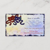 Carte De Visite American Drama Comedy & Tragédie (Dos)