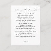 Carte De Visite American Flag Forever in Our Hearts Funeral Card (Dos)