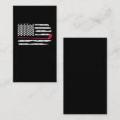 Carte De Visite American Flag Golf Player USA 4 juillet Golfer (Devant / Derrière)