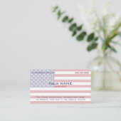 Carte De Visite American Flag version 4 (Debout devant)