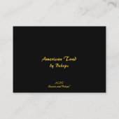 Carte De Visite American Toad ATC (Dos)