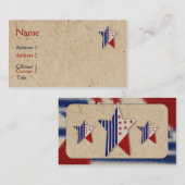 Carte de visite Americana (Devant / Derrière)