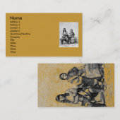 Carte de visite amérindien (Devant / Derrière)
