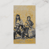 Carte de visite amérindien (Dos)
