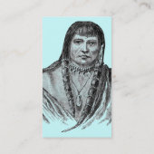 Carte de visite amérindien (Dos)