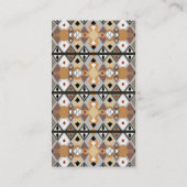 Carte de visite amérindien du Corbeau (Dos)