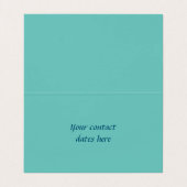 Carte De Visite Amérindien Kokopelli Whale Dreamcatcher 1 (Intérieur déplié)