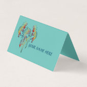 Carte De Visite Amérindien Kokopelli Whale Dreamcatcher 1 (Devant)