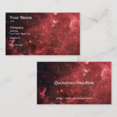 Carte De Visite Amérique du Nord Nebula Infrarouge (Devant / Derrière)
