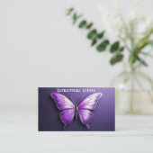 Carte De Visite Amethyst Butterfly (Debout devant)