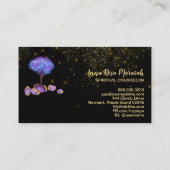 Carte De Visite *~* Amethyst Magic Jewels Arbre Gold Parties scint (Dos)