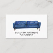 Carte De Visite Ameublement aquarelle Réparation Raffinage Maison (Devant)