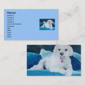 Carte De Visite Ami de Bichon Frise (Devant / Derrière)