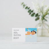 Carte de visite amical d'acupuncteur (Debout devant)