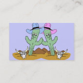 Carte De Visite Amis de cactus réglés (Dos)
