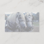 Carte De Visite Amis, équipe de cheval (Dos)
