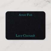 Carte De Visite Amor Fati (Dos)