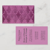 Carte De Visite Amoroso : Le PARCHEMIN ÂGÉ dans S'EST LEVÉ (Devant / Derrière)