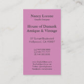 Carte De Visite Amoroso : Le PARCHEMIN ÂGÉ dans S'EST LEVÉ (Dos)