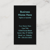 Carte De Visite amour au-delà (Dos)