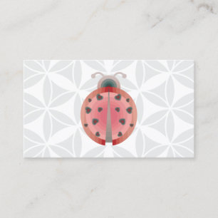Carte De Visite amour coccinelle
