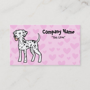 Carte De Visite Amour Dalmatien