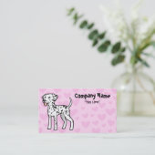 Carte De Visite Amour dalmatien (Debout devant)