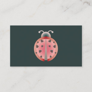 Carte De Visite amour de coccinelle
