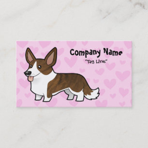 Carte De Visite Amour de corgi de Gallois de cardigan