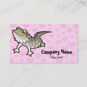 Carte De Visite Amour de Dragon barbu / Dragon de Rankin