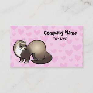 Carte De Visite Amour de furet